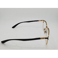 RAY-BAN RB 6518 2890 BLACK GOLD LITEFORCE AUTHENTIC EYEGLASSES 57-19-150