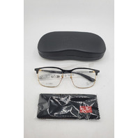 RAY-BAN RB 6518 2890 BLACK GOLD LITEFORCE AUTHENTIC EYEGLASSES 57-19-150