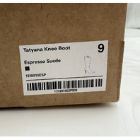 REFORMATION WOMEN'S TATYANA SUEDE KNEE BOOT COLOR ESPRESSO 1318910ESP SIZE 9