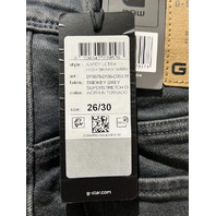 G-STAR KAFEY ULTRA HIGH SKINNY WOMEN JEANS SMOKEY GREY SUPERSTRETCH 26W X 30L