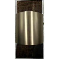 CAPITAL LIGHTING SYDNEY 660111NM NORDIC WOOD & MATTE BRASS LED WALL SCONCE