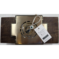 CAPITAL LIGHTING SYDNEY 660111NM NORDIC WOOD & MATTE BRASS LED WALL SCONCE