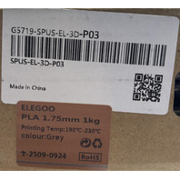 5KG ELEGOO SPUS-EL-3D-P03 GREY 3D SATURN 3 PRINTER FILAMENT 5* 1KG