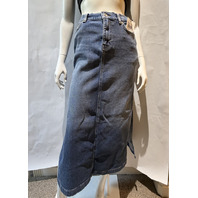 7 FOR ALL MANKIND WOMEN'S SLIM EVOLUTION MEDIUM WASH JEAN SKIRT SIZE 24 7R906A50