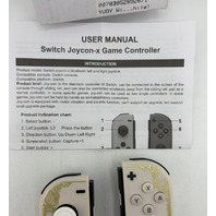 JOY-CON CONTROLLERS FOR NINTENDO SWITCH BLUETOOTH LEFT & RIGHT JOYSTICK W/DECAL