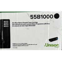 LEXMARK 55B1000 GENUINE ORIGINAL ONE BLACK TONER CARTRIDGE