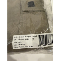 G-STAR MEN'S ROVIC ZIP 3D REGULAR TAPER SHORTS IN DUNE SIZE 28/30 MSRP 110$