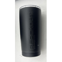 LOT OF 3 BLACKOUT COFFEE CO 20OZ TUMBLER PREMIUM INSULATED DRINKWARE MATTE BLACK