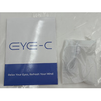 EYE-C RECHARGEABLE EYE MASSAGER W SMART AIR PRESSURE & HOT COMPRESS WHITE