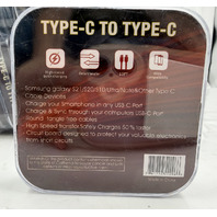 LOT OF 19 AH BRANDS 3.3FT TYPE-C TO TYPE-C STURDY CABLE GRAY