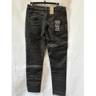 KSUBI MEN'S CHITCH BACKSTAGE STARDOM SLIM TAPERED BLACK PANTS MEX26DJ001 SZ 32