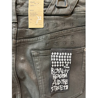 KSUBI MEN'S CHITCH BACKSTAGE STARDOM SLIM TAPERED BLACK PANTS MEX26DJ001 SZ 32