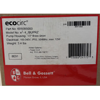 BELL & GOSSETT E^3-4_/BUPRZ 6050B5003 8E91 HOT WATER RECIRCULATION SYSTEM E3-4
