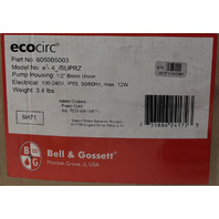 BELL & GOSSETT E3 E^3-4_/BUPRZ 6050B5003 8H71 HOT WATER RECIRCULATION SYSTEM