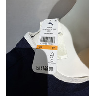TOMMY BAHAMA WOMEN'S ST. LUCIA SPLIT NECK TUNIC DRESS IN NAVY SS500810 SZ SMALL