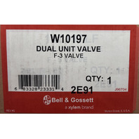 BELL & GOSSETT 6LFA5 W10197 DUAL UNIT VALVE 2E91 F-3 VALVE XYLEM