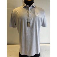 JOHNNIE-O MEN'S PERFOMANCE FEATHERWEIGHT PRO LIGHT GREY HURONIN JMP04690 FRA XL