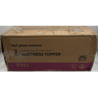 BEST PRICE MATTRESS WT-SG-OC3F 3IN SWIRL GEL OPEN CELL FOAM TOPPER FULL SIZE