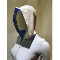 ALO WOMEN'S ALOSOFT SINCERE FITTED JACKET IN LIGHT BLUE W4736R SIZE XXS