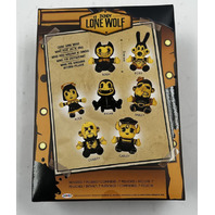 BENDY LONE WOLF AND THE INK MACHINE HEAVENLY TOYS 3 INCH PANCAKE MINI PLUSH SET
