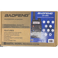 BAOFENG UV-5RX TWO WAY RADIO 5W 7.4V PROFESSIONAL FM TRANSCEIVER