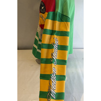 WATSON LUXE MEN'S WATSON MULTI SPLICED RUGBY POLO MULTI WTSN022-POLO-37 SZ 2XL