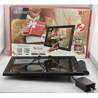 FRAMEO AKIMART ZN-DP1002 WIFI DIGITAL PHOTO FRAME 10.1 INCH BLACK FRAME