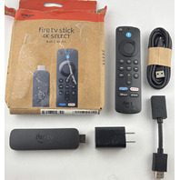 AMAZON FIRETV STICK 4K SELECT 8 GB WI-FI 5 HDMI 4K ULTRA HD REMOTE