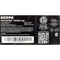 ION TAILGATER TOUGH IPA174 BLUETOOTH CONNECTION SPEAKER BLACK/RED