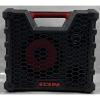 ION TAILGATER TOUGH IPA174 BLUETOOTH CONNECTION SPEAKER BLACK/RED