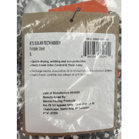 SIMMS K'S KIDS SOLAR TECH HOODY IN PEBBLE STEEL 12895-1323-20 SIZE S SMALL NWT