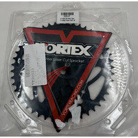 VORTEX 208S-47 47 TOOTH 520 BLACK RACING STEEL REAR SPROCKET