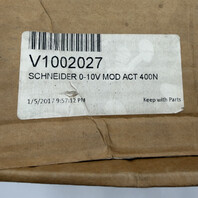 SCHNEIDER ELECTRIC M400A TAC FORTA NON SPRING GLOBE VALVE ACTUATOR 90LBF