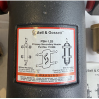 BELL & GOSSETT PSH-1.25 PRIMARY SECONDARY HEADER 112466 BLACK
