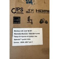 ASUS MB249C ZENSCREEN 23.8" MONITOR FHD1920X1080 PORTABLE USB-C 90LM0865