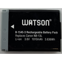 WATSON B-1545-3 RECHARGEABLE BATTERY PACK LI-ION 3.6V 1010MAH 3.636WH FOR CANON