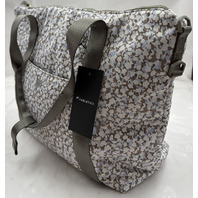 FABLETICS THE EVERYDAY TOTE LPN0475067454 MADE WATER REPELLENT SEAGRASS DITSY