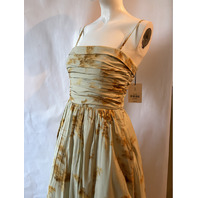 REFORMATION WOMEN'S KASTORIA DRESS IN GOLDEN HOUR 1310183GDU006 SZ 6