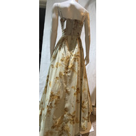 REFORMATION WOMEN'S KASTORIA DRESS IN GOLDEN HOUR 1310183GDU006 SZ 6