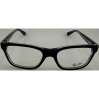 RAY-BAN RB 1536 3529 48-16 130 KIDS 48MM BLACK CLEAR OPTICAL EYEGLASSES FRAMES