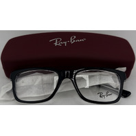 RAY-BAN RB 1536 3529 48-16 130 KIDS 48MM BLACK CLEAR OPTICAL EYEGLASSES FRAMES