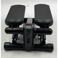 STAIR STEPPER BLACK MINI STEPPER MACHINE WITH RESISTANCE BANDS