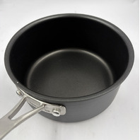 CUISINART NEW POT AND PANS SET W/ LIDS INDUCTION HARD ANODOZIED NON STICK