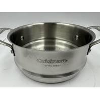 CUISINART NEW POT AND PANS SET W/ LIDS INDUCTION HARD ANODOZIED NON STICK