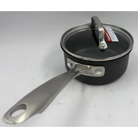 CUISINART NEW POT AND PANS SET W/ LIDS INDUCTION HARD ANODOZIED NON STICK