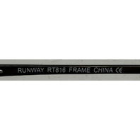 RUNWAY EYEWEAR RT816 TITANIUM 52-17-138 WOMENS BROWN EYEGLASSES FRAMES