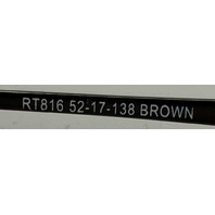RUNWAY EYEWEAR RT816 TITANIUM 52-17-138 WOMENS BROWN EYEGLASSES FRAMES