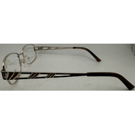 RUNWAY EYEWEAR RT815 TITANIUM 53-17-135 WOMENS MATT BROWN/YG EYEGLASSES FRAMES