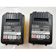 LOT OF 2 LITHIUM LI-ION MAX 20V 8AH REPLACEMENT RECHARGEABLE BATTERY BRAND NEW