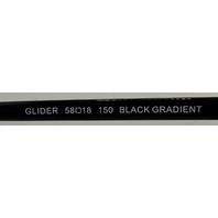 VOLO GLIDER THIN & LIGHT 58-18-150 MENS BLACK GRADIENT EYEGLASSES FRAMES